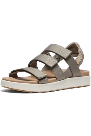 Keen Damen Elle Strappy Sandalen, Brindle/Birch, 38 EU