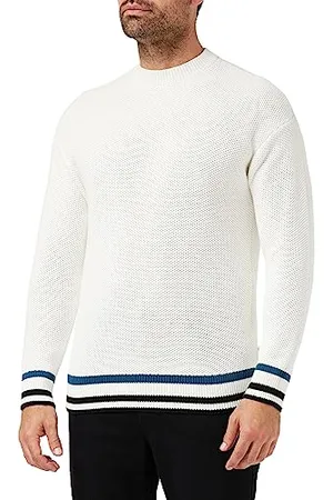Armani Exchange Herren Substainable, Long Sleeves, Hem Stripes Pullover Sweater, , M EU