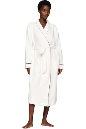 Tommy Hilfiger Fleece Robe Bademantel Damen, , L