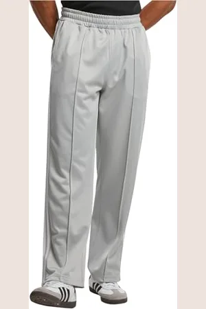 Urban classics Herren Sporthose Retro Tricot Track Pants, Männer Jogginghose im Retro Look, Straight Leg