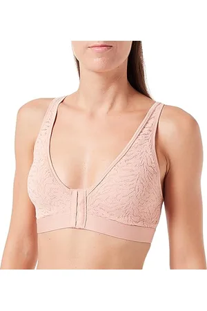 Calvin Klein Damen BH Bralette Lght Lined Recovery BH, Rosa (Stone Grey), M