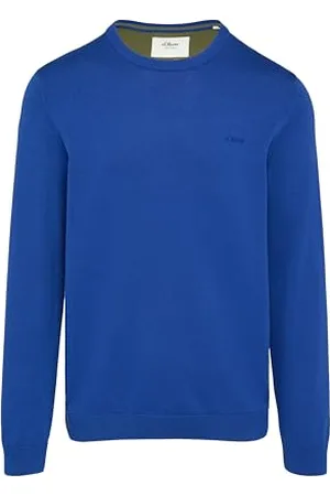 QS by s.Oliver Herren 2156055 Pullover mit Logo-Detail, ,L