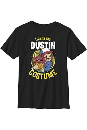 Stranger Things Unisex Kinder Dustin Costume Short Sleeve T-shirt, , Einheitsgröße