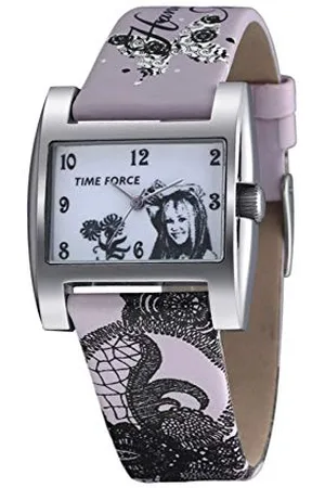 TIME FORCE Jungen Analog Quarz Uhr mit Leder Armband HM1007