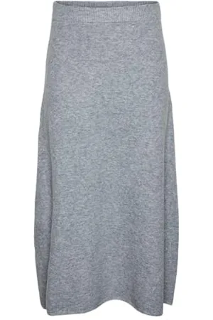 Pieces® Pcnanu Hw Long Knit Skirt Bc