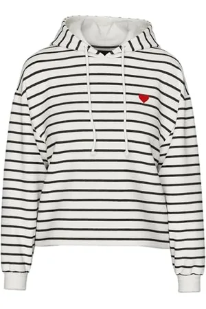 Pieces® Pcchilli Ls Hoodie Stripes Emb Noos Bc