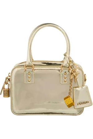Pinko Damen Bowls Mini Kalb Spiegel Tasche