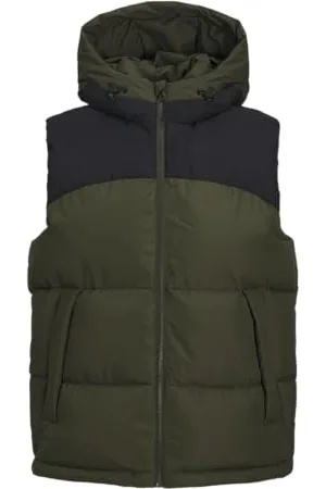 JACK & JONES JACK&JONES Herren JCOAERO Bodywarmer Hood Weste, , L