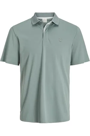 JACK & JONES Male Poloshirt Einfarbig Polokragen Poloshirt