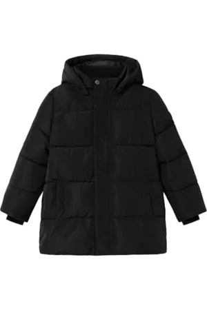 NAME IT Jungen NKMMEDOW03 Jacket SOLID FO NOOS Steppjacke, Black, 146