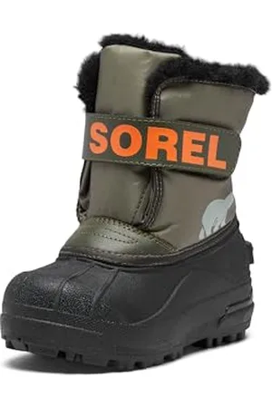 sorel Snow Commander Boot Schneestiefel, Stone Green/Alpine Tundra, 32 EU