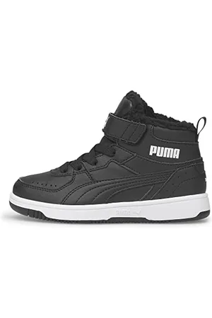 PUMA Kinder Boots Rebound Joy Fur 375479 Black-White 28