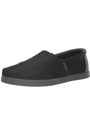 TOMS Herren Alp FWD Flacher Slipper, Schwarze, gewachste Leinwand, 44.5 EU