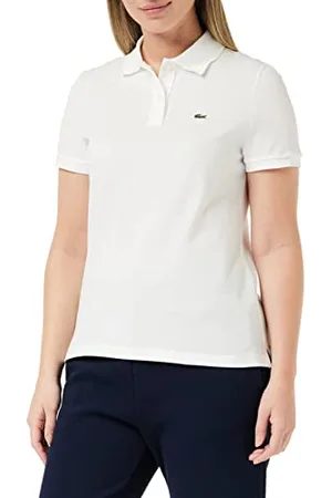 Lacoste Damen Poloshirt Pf7839,Weiß ,42 (Herstellergröße: 42)