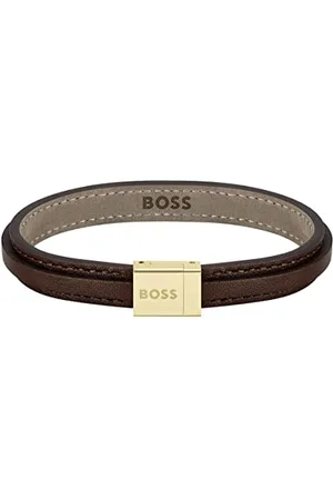 HUGO BOSS Jewelry Lederarmband für Herren Kollektion GROVER Braun - 1580329M