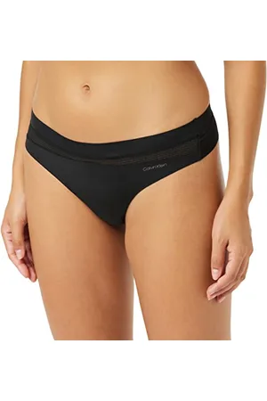 Calvin Klein Damen String Tanga, (Black), S