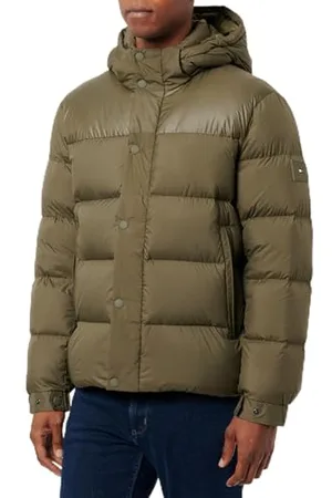 Tommy Hilfiger MIX DOWN HOODED PUFFER JACKET Gerade Herren, , L