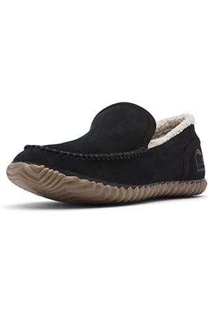 sorel Herren-Slipper, DUDE MOC, Black X Black