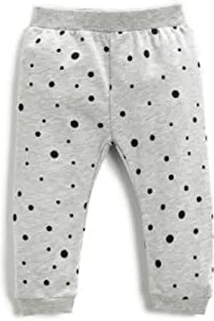 Koton Baby Girl Printed Sweatpants Elastic Waistband
