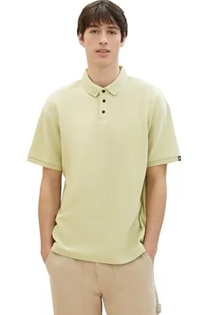 TOM TAILOR Herren Relaxed Fit Poloshirt mit Streifen, , L