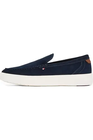 Tommy Hilfiger Herren Loafer Modern Light Hybrid aus Wildleder, Blau (Desert Sky), 43