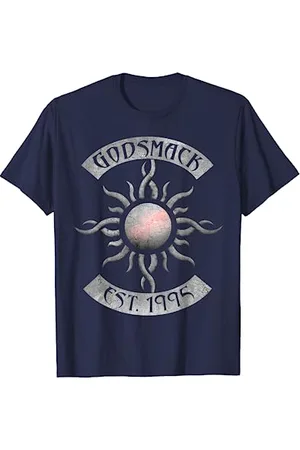 Godsmack – Legends Sun Rocker On Navy T-Shirt