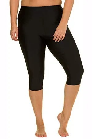Ulla Popken Damen Schwimm-capri Badehose, , 46 EU