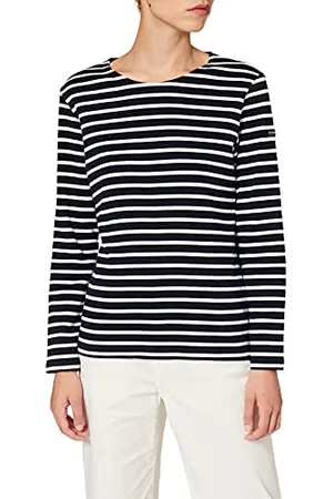 Armor.lux Damen T-Shirt Gestreift, , 38 (Herstellergröße: 1)