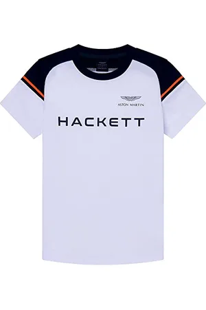 Hackett Jungen Amr Tour Tee T-Shirt, White, 2 Years
