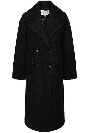 Y.A.S Y.A.S Damen MILA LS Wool Mix Coat S. NOOS Wollmantel, Black, L