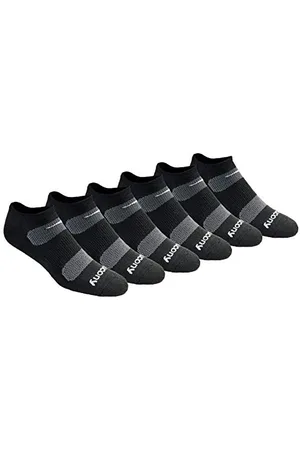 Saucony Herren Rundry Mesh Ventilating Comfort Fit Performance No-Show Socks, Available in M-XXL (6, 12, 18 Pairs) Laufsocken, , X-Large (6er Pack)