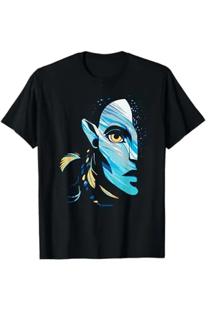Avatar : The Way of Water Neytiri Na’vi Ocean Half Face T-Shirt
