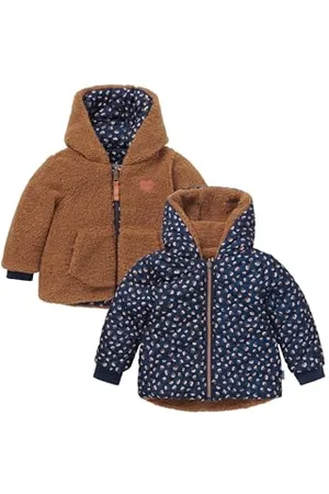 Noppies Kids Baby-Mädchen Girls Jacket Linden Reversible Winterjacke, Dark Sapphire-P208, 68