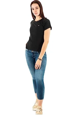 Tommy Hilfiger Damen Tjw Soft Jersey Tee Dw0dw14616 Kurzarm Strickoberteile, , XS