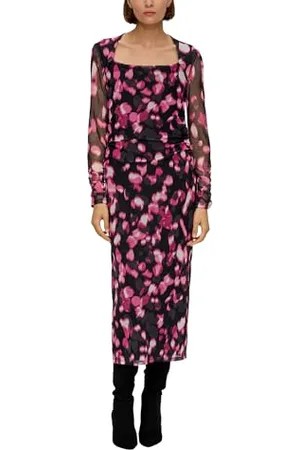 QS by s.Oliver Maxi Kleid mit Allover Print
