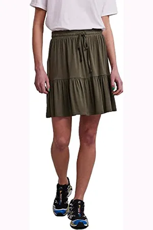 Pieces® Damen Pcomera Mw Skirt Noos Bc, Grape Leaf, M
