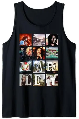 Bob Marley Block Bilder Tank Top
