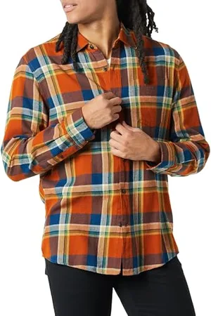 Amazon Herren Langarmhemd aus Flanell (in Übergröße erhältlich), , XS