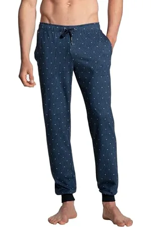 Calida Remix Basic Sleep Hose Herren, aus 100% Baumwolle, mit Seitentaschen