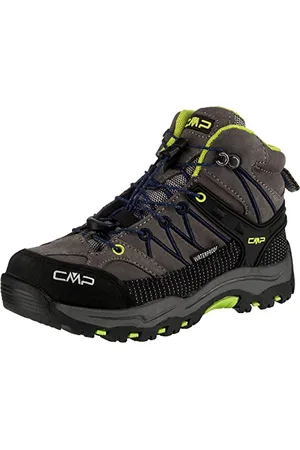 CMP Kids Rigel Mid Shoe Wp Trekking-& Wanderstiefel, Graffite Marine, 33 EU
