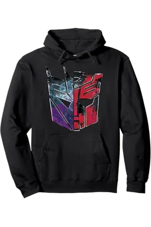 TRANSFORMERS : War For Cybertron Decepticon Autobot Split Pullover Hoodie