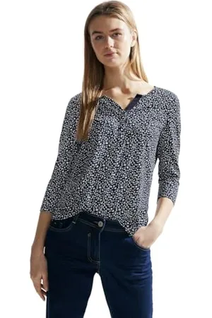 CECIL Damen B320875 T-Shirt 3/4 Arm Bedruckt, , XS