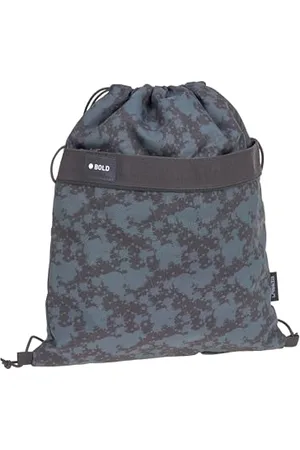 LÄSSIG Bold Lässig Kinder Turnbeutel Sportbeutel mit Rucksackfunktion/School String Bag Bold Spots Blue