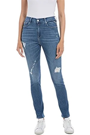 Replay Damen Jeans Mjla Slim-Fit, (Blau), 29W / 30L
