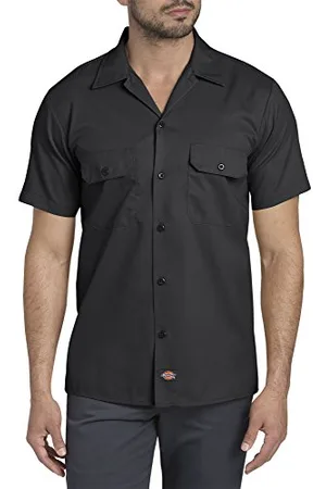 Dickies Herren Short-Sleeve Flex Work Shirt Slim Fit Hemd mit Button-Down-Kragen, , Klein