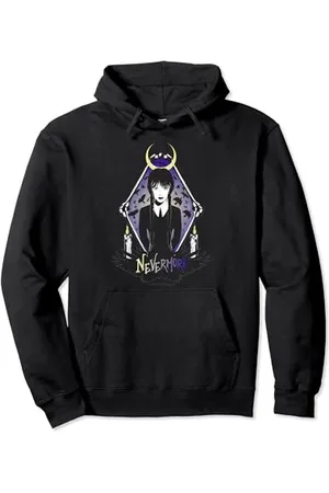 Wednesday Nevermore Raven Mirror Poster Pullover Hoodie