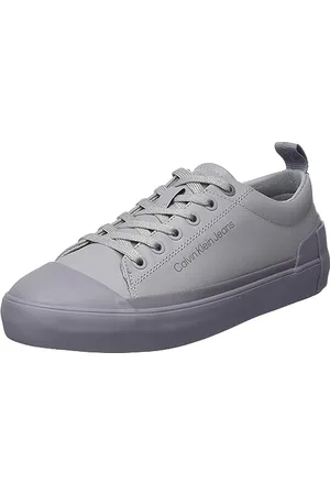 Calvin Klein Herren Vulcanized Laceup Low LTH YM0YM00795 Runner Sneaker, Grau (Formal Grey/Stormfront), 42 EU