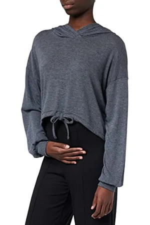 Mama;licious MAMA.LICIOUS Damen MLCASSIE L/S JRS Crop Hoodie A. Kapuzenpullover, , S