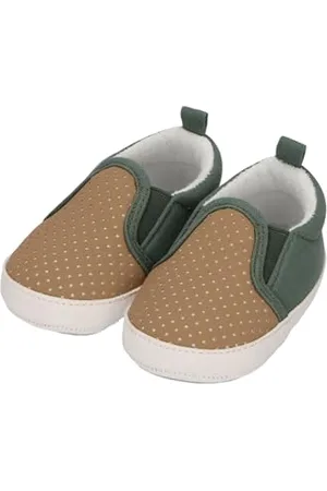 Sterntaler Babyschuh Farbmix für Jungen aus Kunstleder und Canvas - Schuhe mit aufgenähter rutschfester Sternensohle - Baby Schuhe aus hochwertigem Material - , 22