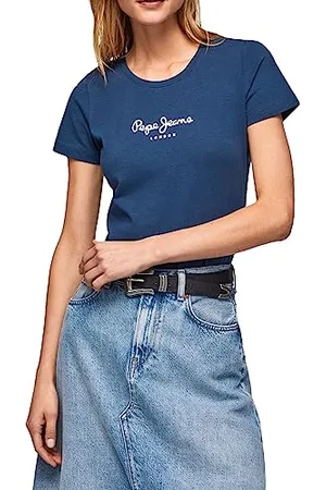 Pepe Jeans Damen New Virginia Ss N T-Shirts, 595navy, M